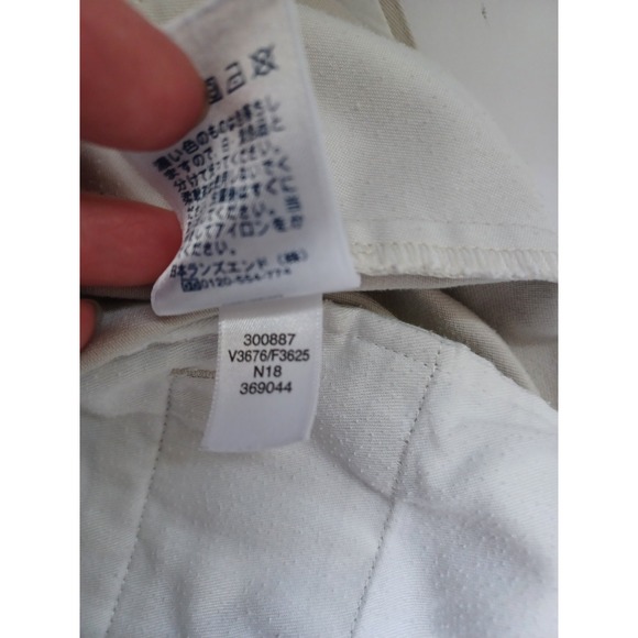 Lands' End Traditional Fit Mens Sz 40-9"  Stone Chino Cotton Strech Waist Shorts - Picture 9 of 10